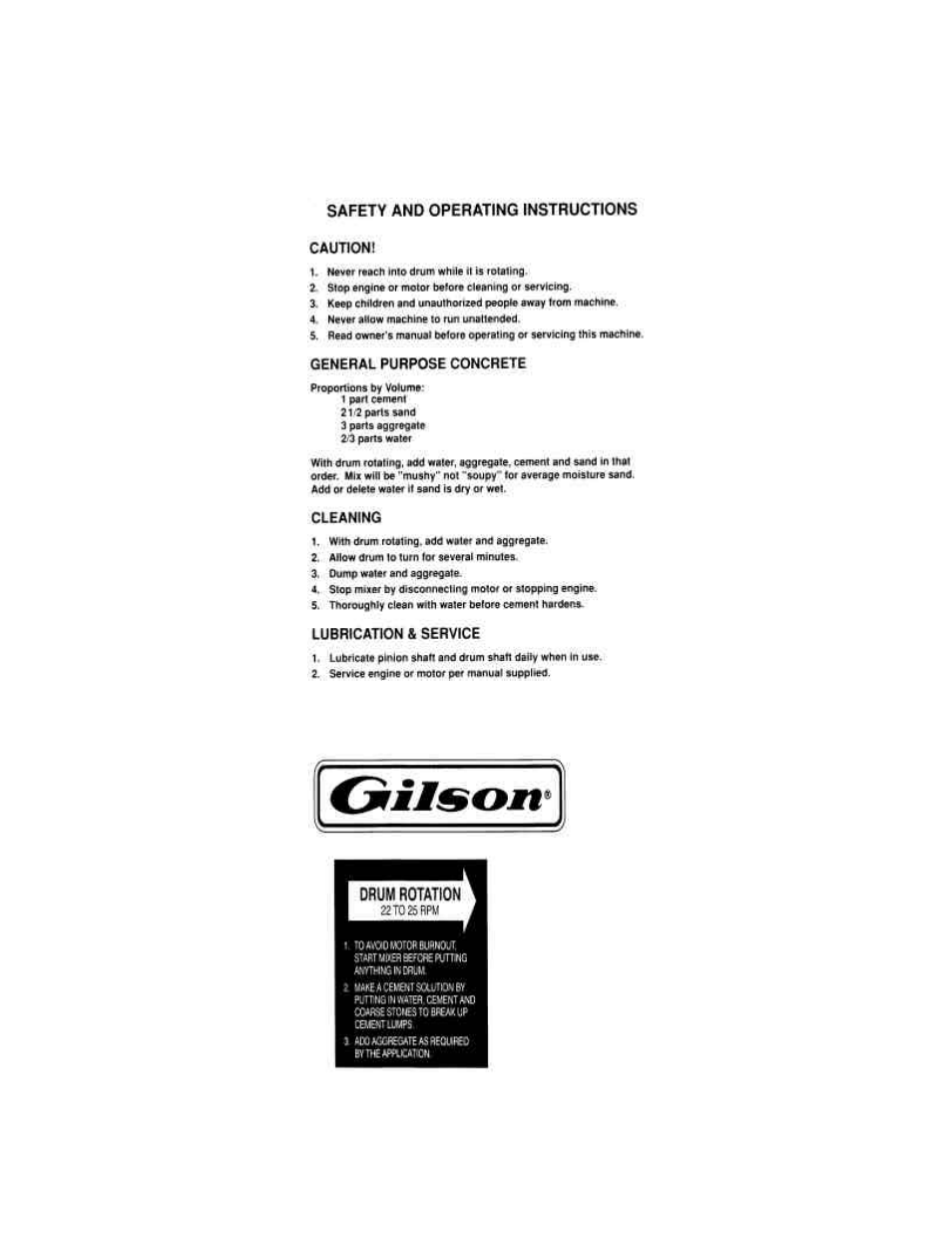 Gilson 51/2CU.FT. 59015C User Manual | Page 7 / 12