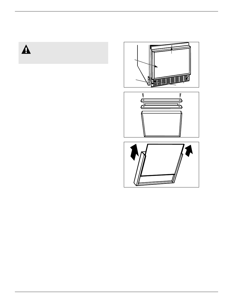 Changing the lower access panel, Changing the lower, Access panel | GE Monogram ZDIW50 User Manual | Page 13 / 44