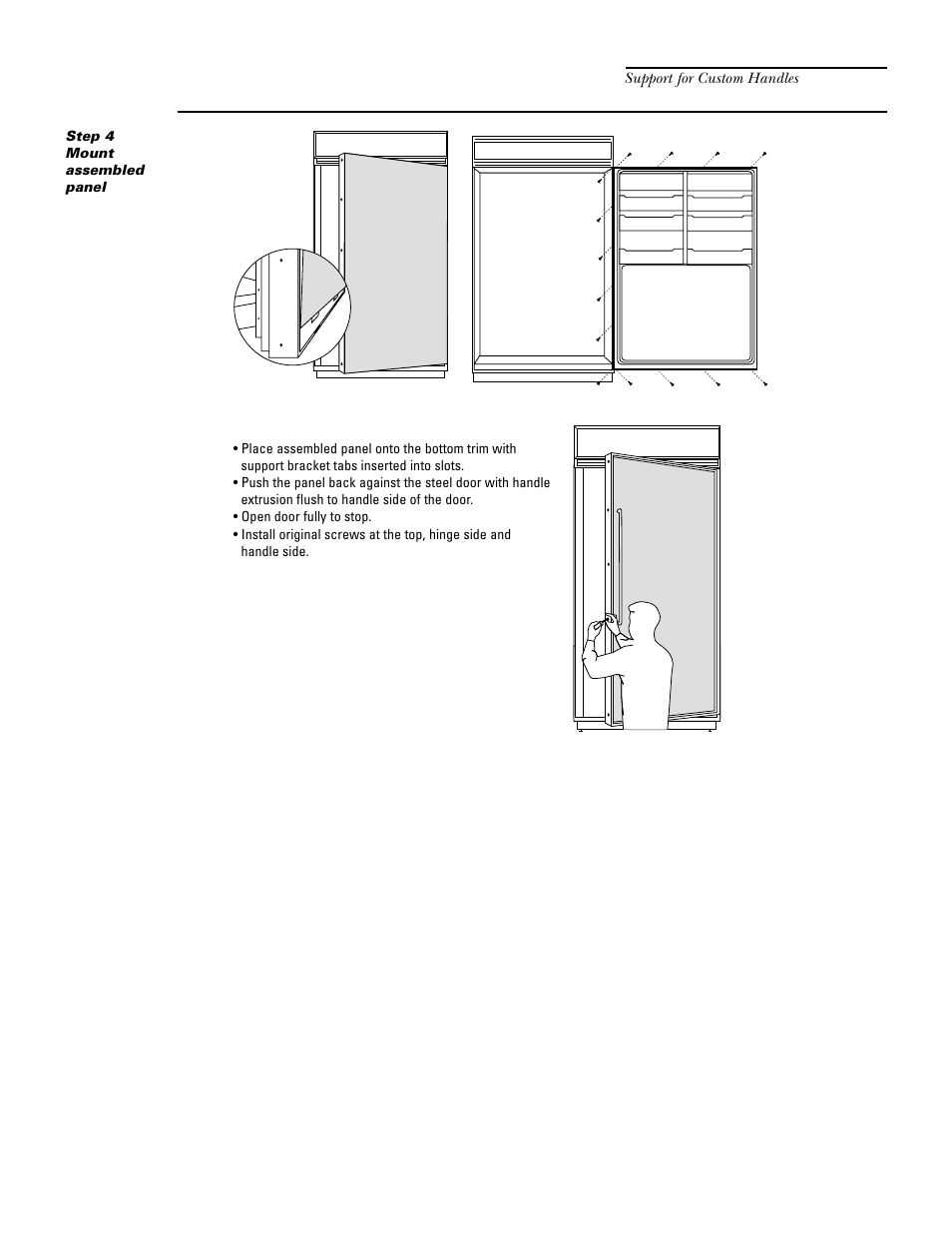 Zkhtr1 trim kit (for 3/4" panels) | GE Monogram ZIF36N RH User Manual | Page 28 / 40