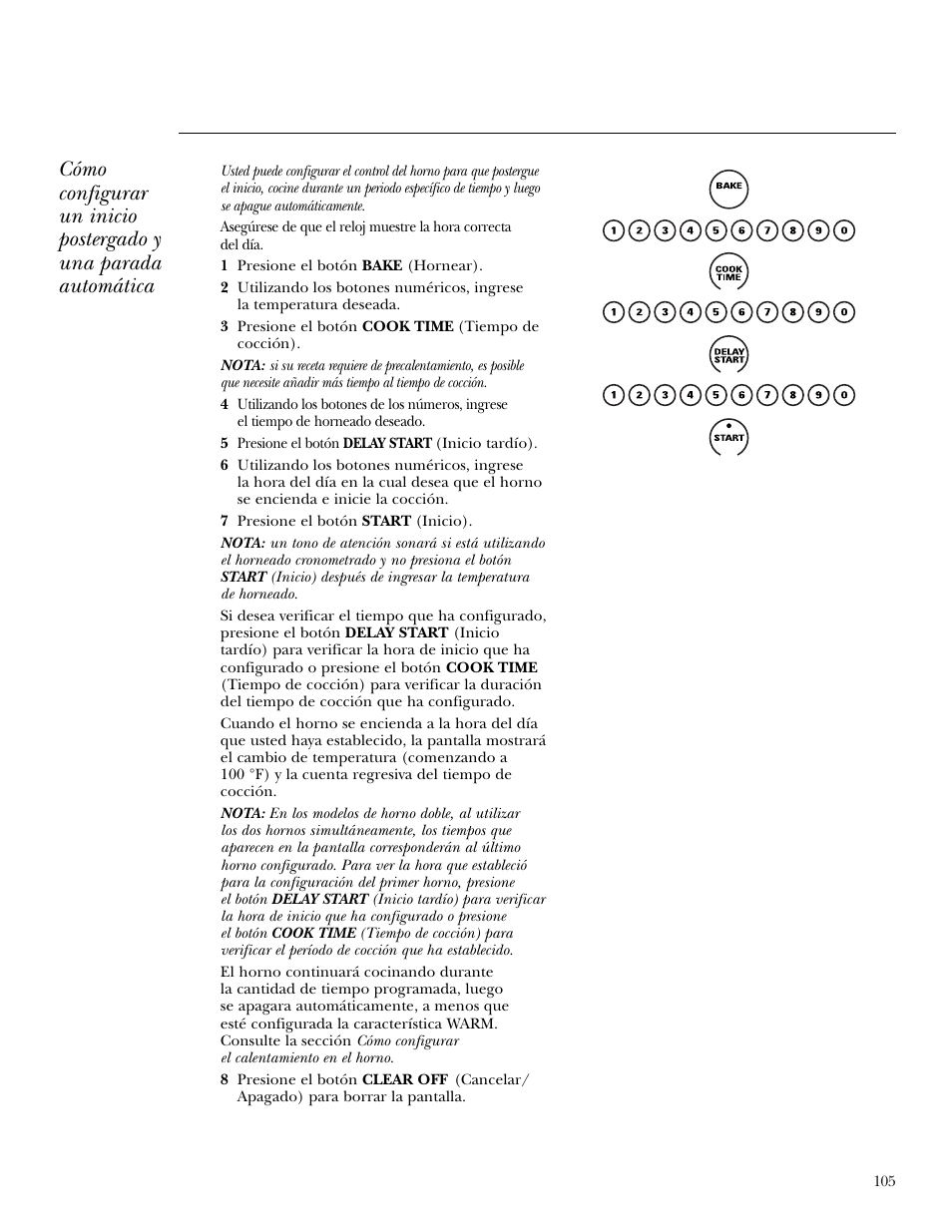 GE Monogram ZEK938 – 27 ″ Single Wall Oven User Manual | Page 105 / 136