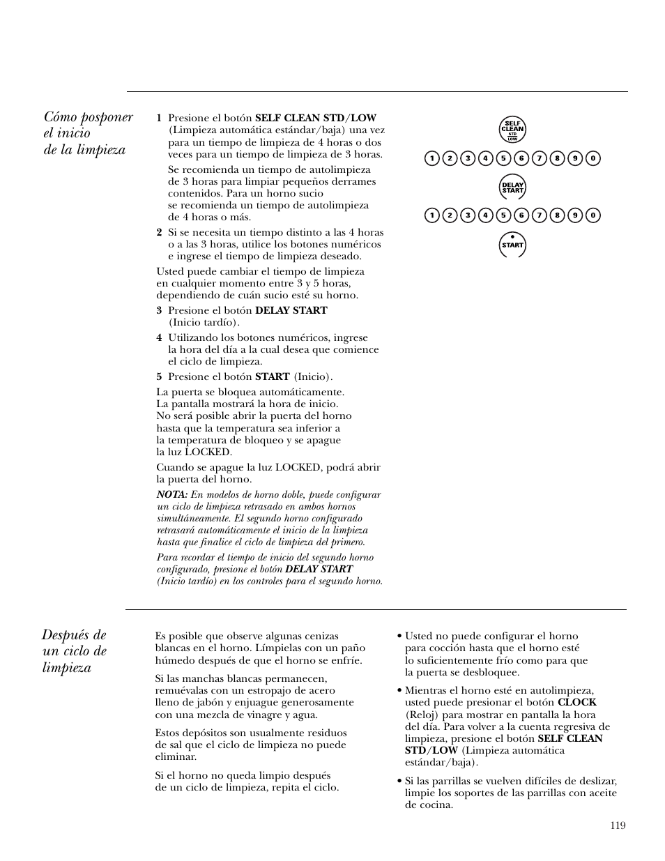 GE Monogram ZEK938 – 27 ″ Single Wall Oven User Manual | Page 119 / 136