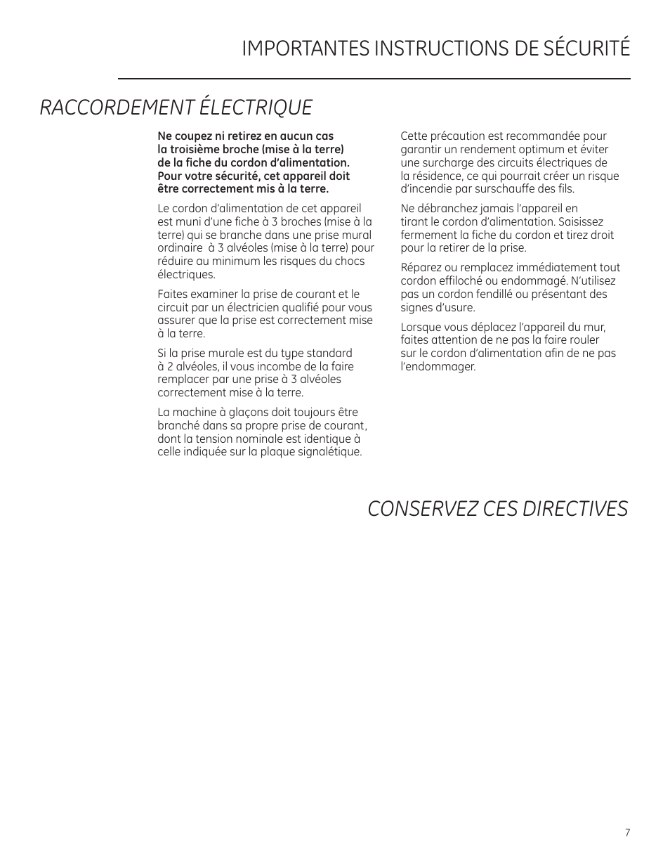 GE Monogram ZDWR240 User Manual | Page 7 / 20