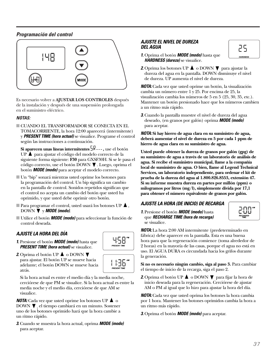 GE Monogram GXSF30H User Manual | Page 37 / 60