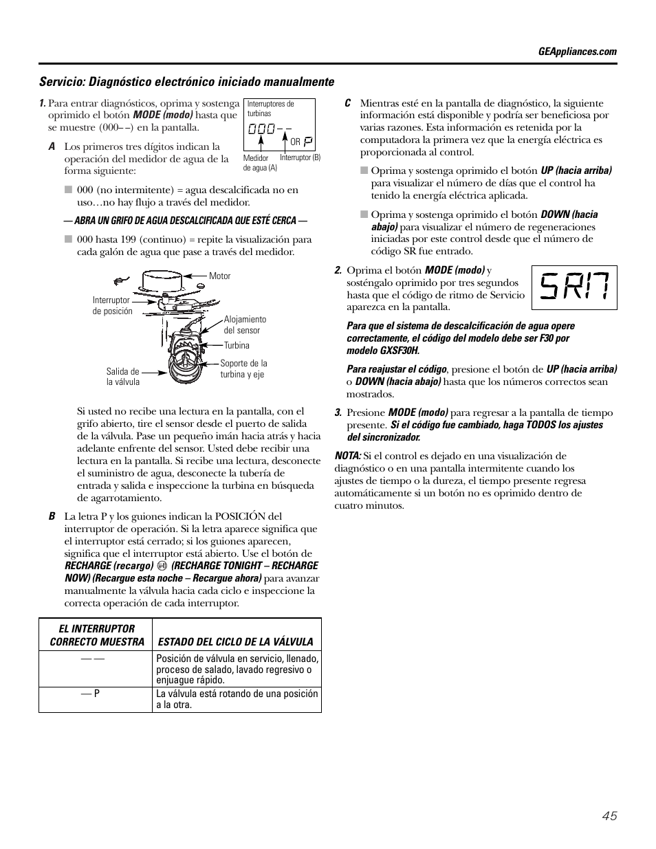 GE Monogram GXSF30H User Manual | Page 45 / 60