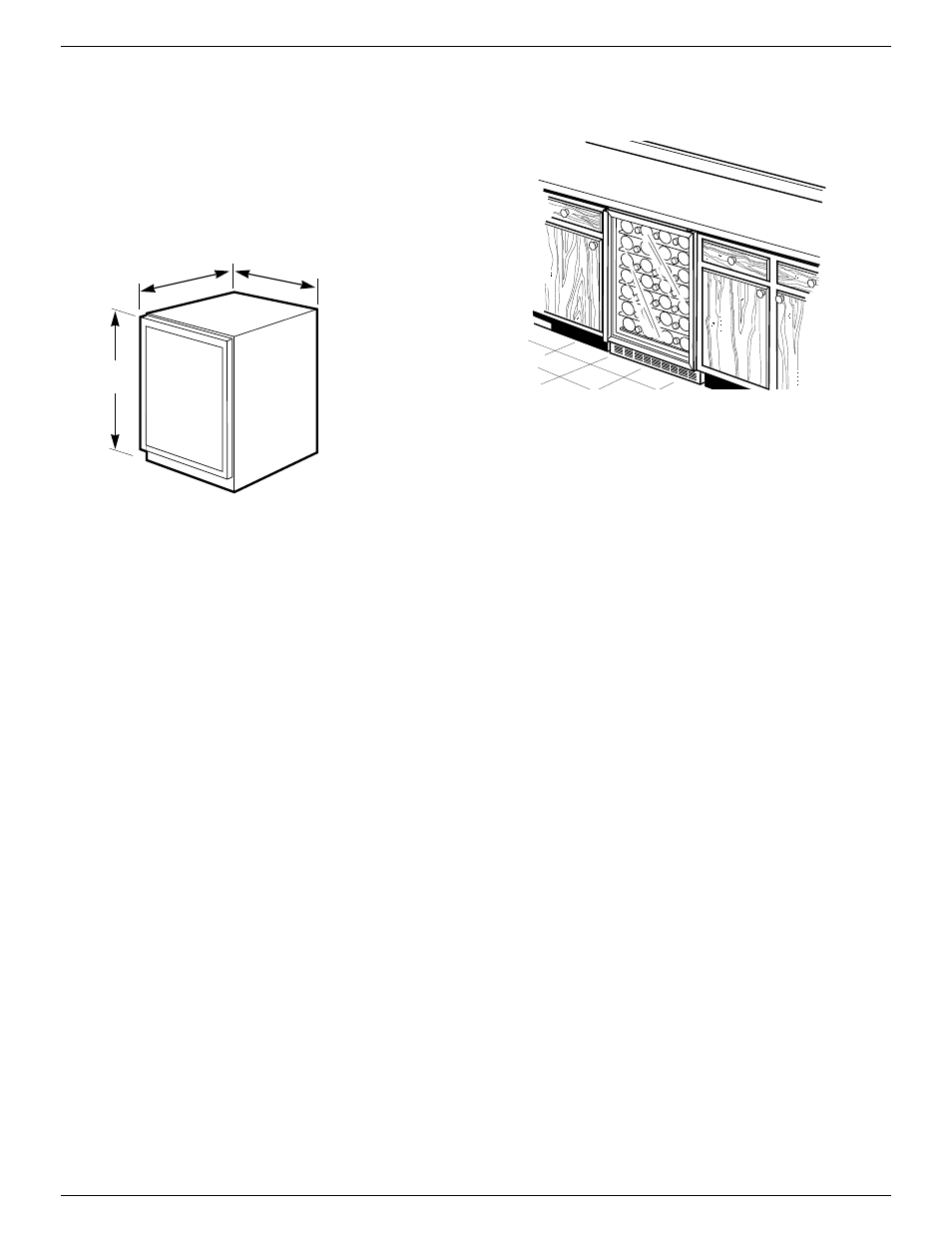 Built-in dimensions, 7built-in dimensions | GE Monogram ZDW24 User Manual | Page 7 / 12