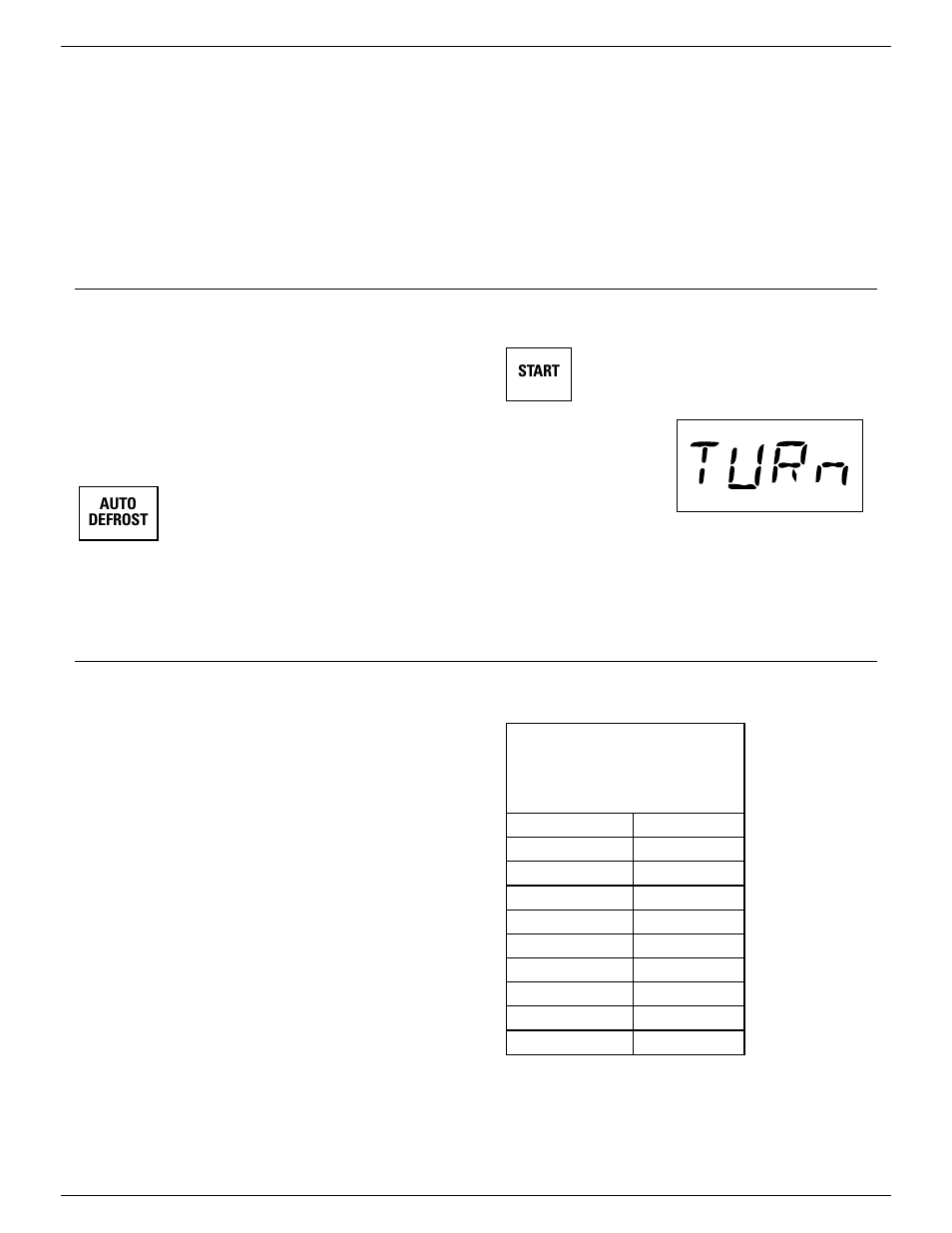 Auto defrost, Auto defrost , 19 | GE Monogram ZMC1090 Series User Manual | Page 18 / 36
