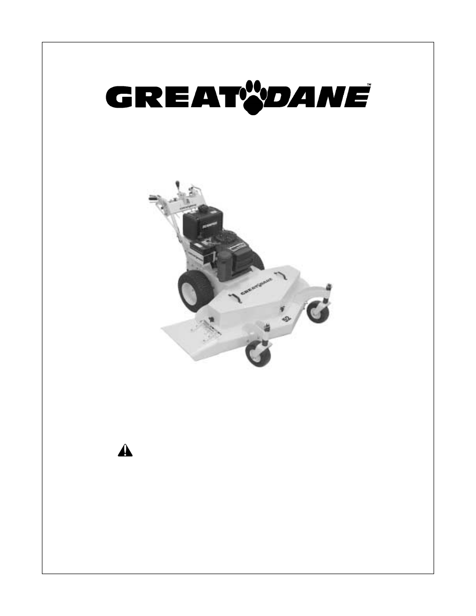 Manual del operador, Advertencia | Great Dane Scamper HG GDB10025 User Manual | Page 41 / 88
