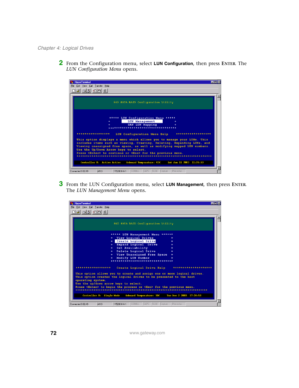 Gateway 840 VT-100 User Manual | Page 77 / 250