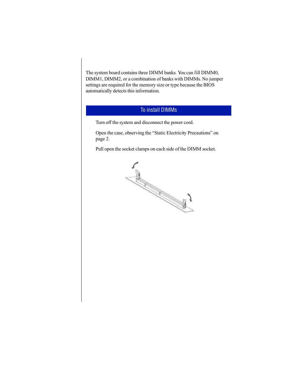 Installing dimms | Gateway E-3200 User Manual | Page 33 / 90