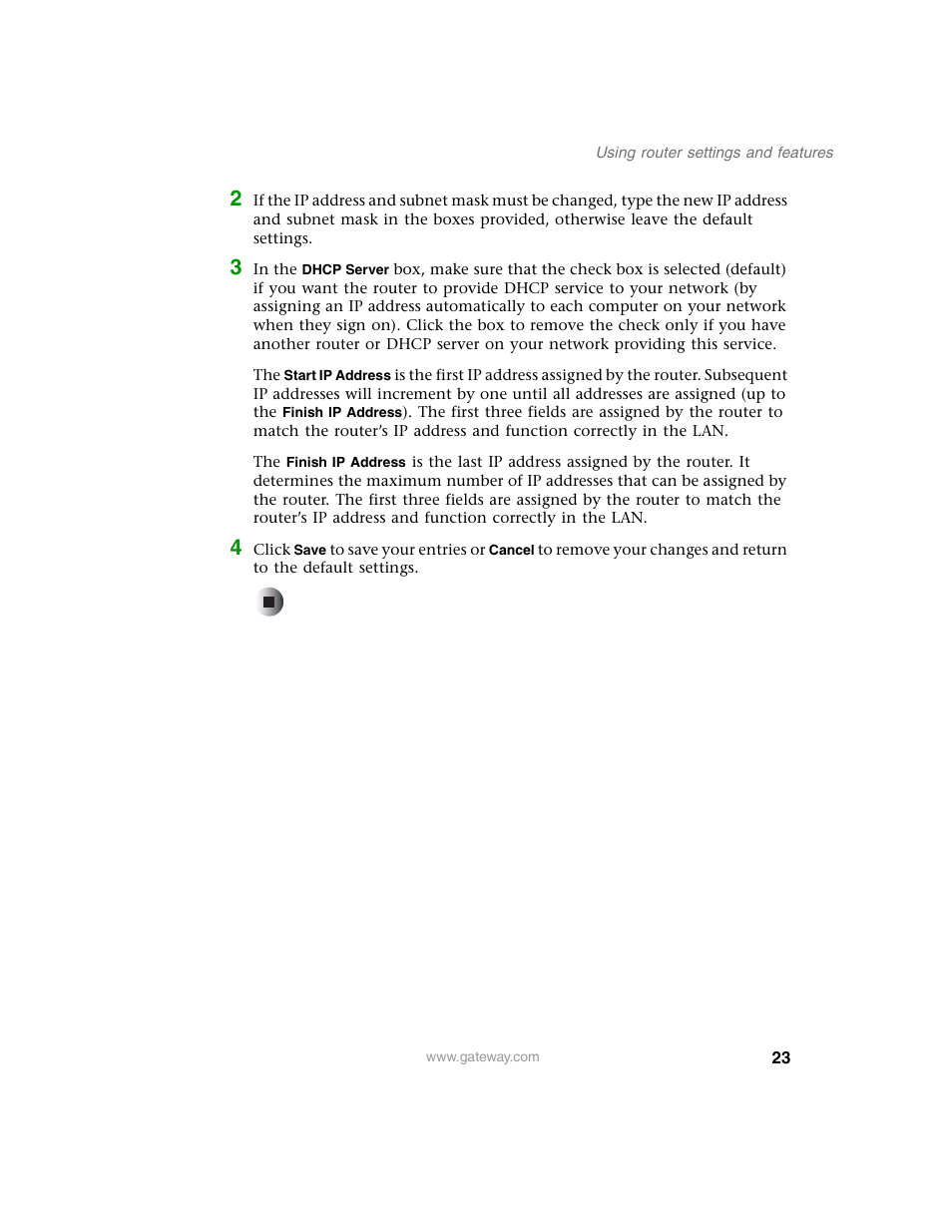 Gateway WBR-100 User Manual | Page 26 / 90
