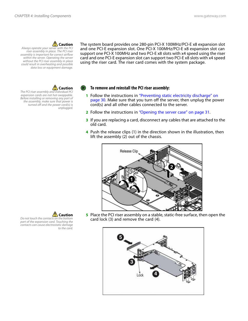Installing and removing pci expansion cards | Gateway E-9525R User Manual | Page 50 / 130