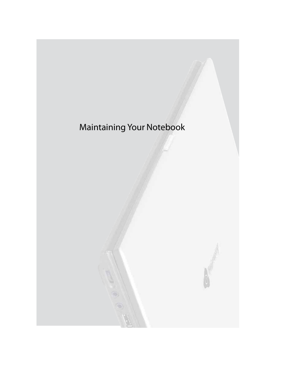 Maintaining your notebook, Chapter 8 | Gateway M460 User Manual | Page 95 / 154