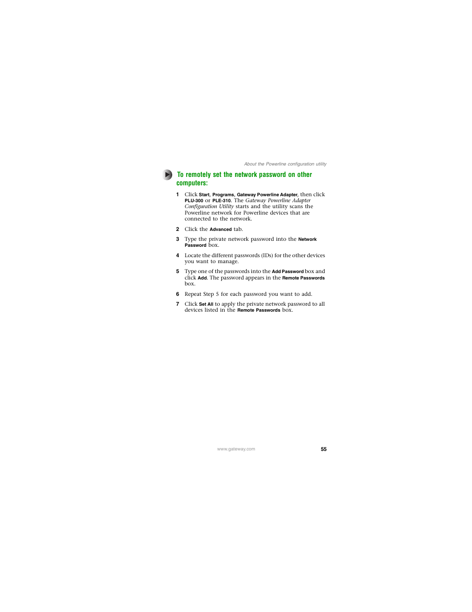 Gateway PLU-300 User Manual | Page 59 / 68