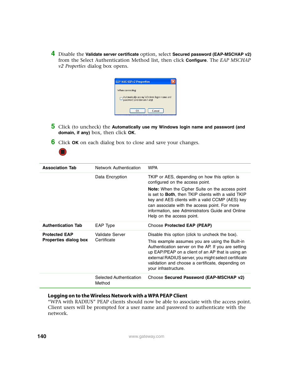 Gateway 7001 Series User Manual | Page 145 / 218