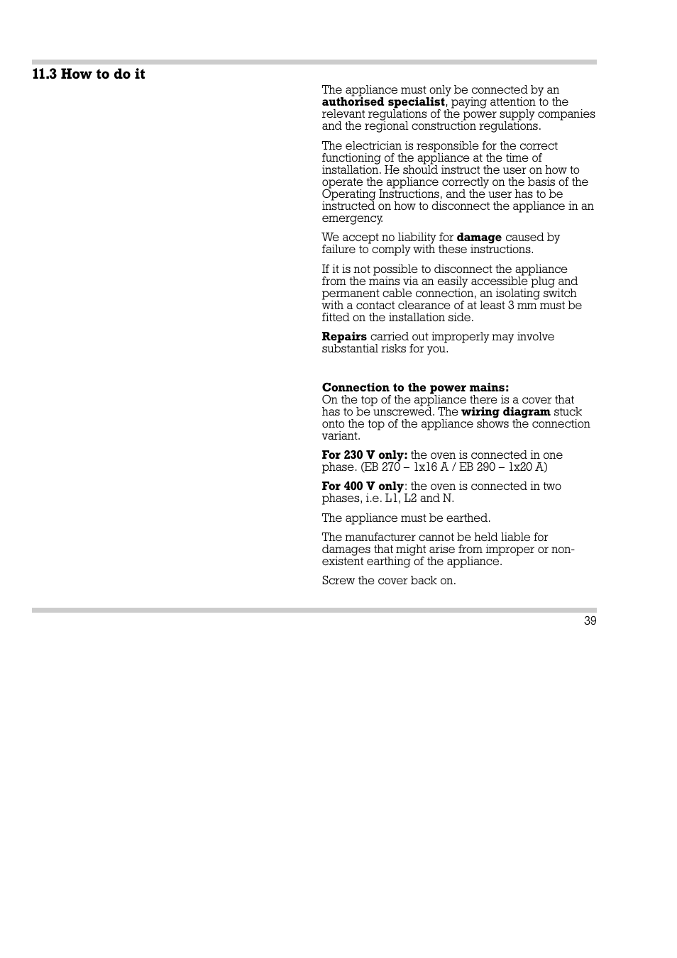 3 how to do it | Gaggenau EB 270/271 User Manual | Page 40 / 42