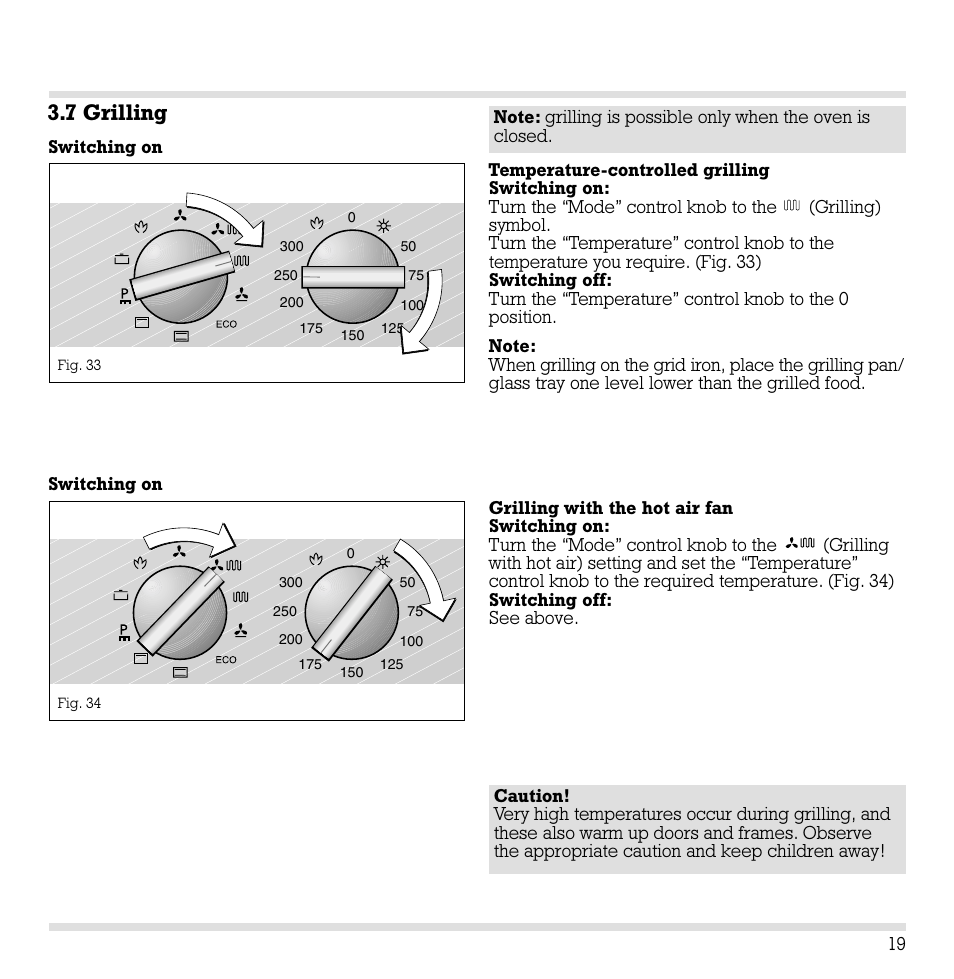 7 grilling | Gaggenau EB 260/261 User Manual | Page 20 / 34