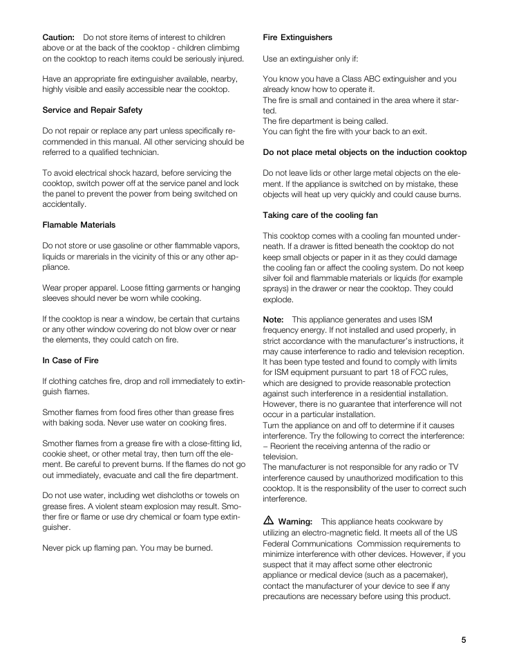 Gaggenau VI 411611 User Manual | Page 5 / 52