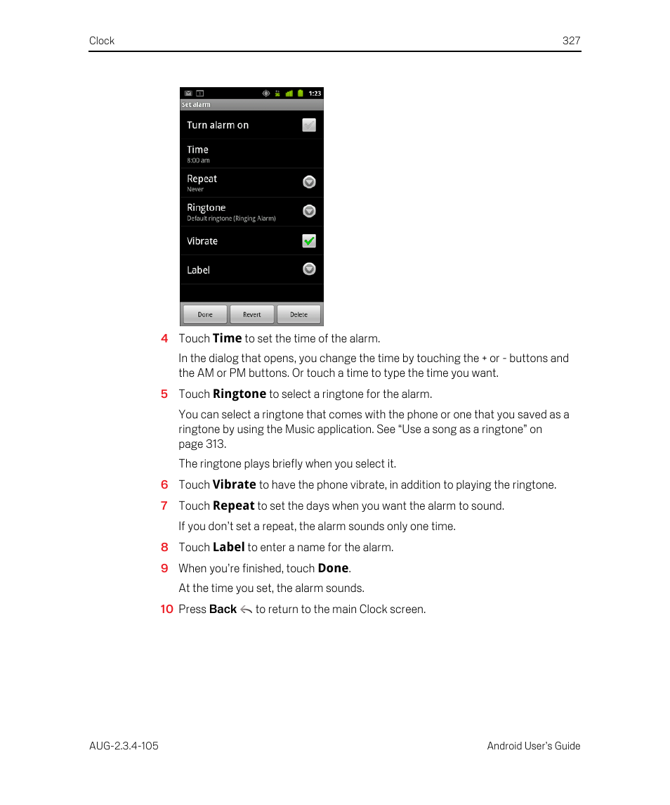 Google ANDROID 2.3.4 User Manual | Page 327 / 384