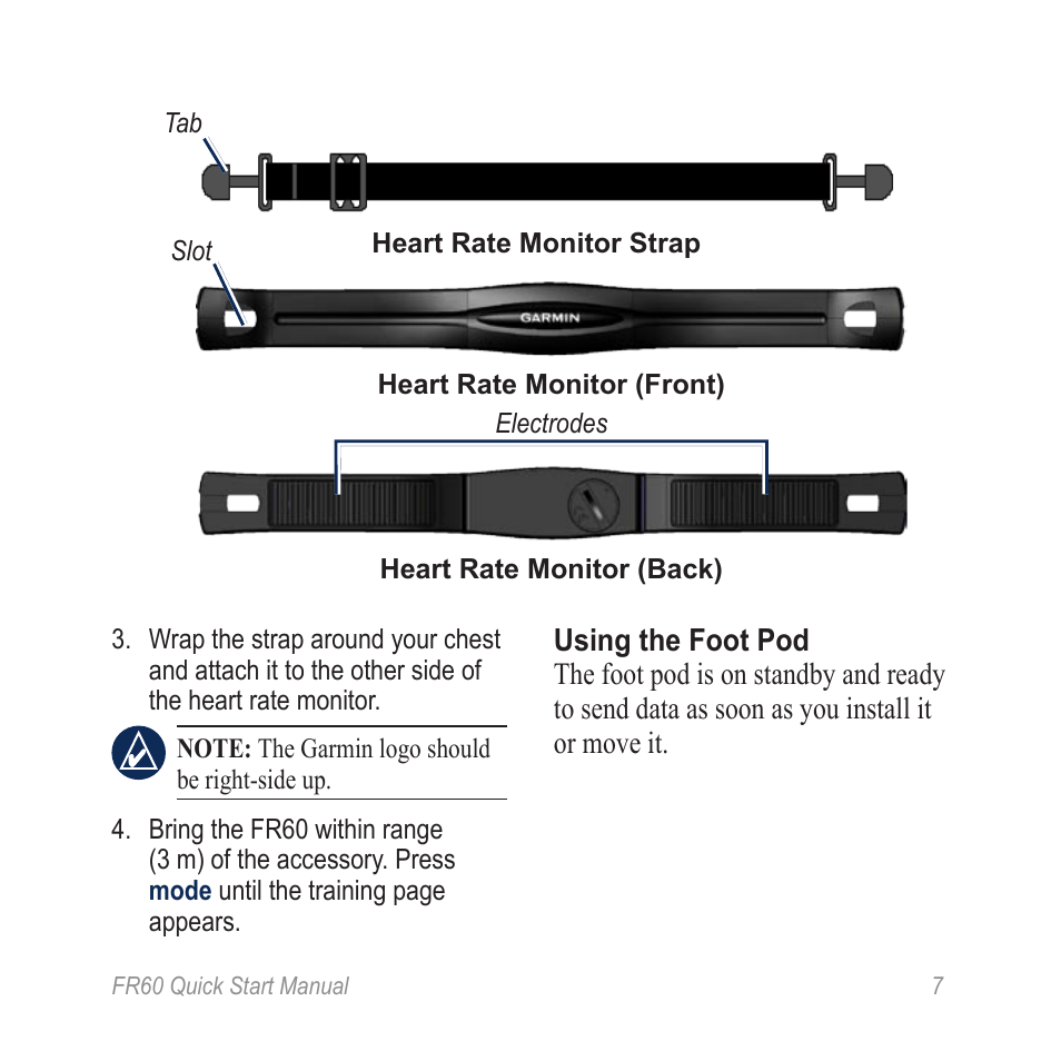 Garmin FR60 User Manual | Page 7 / 12