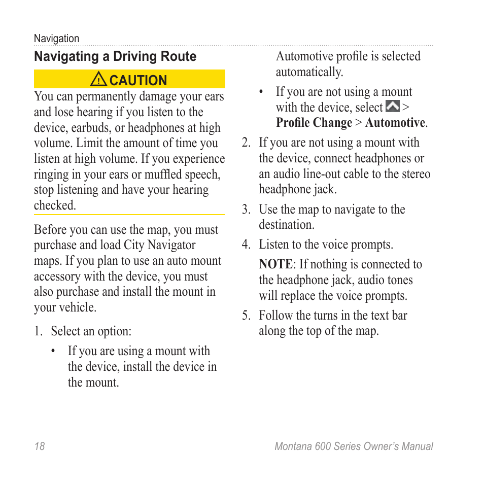 Garmin montana 600 User Manual | Page 22 / 70