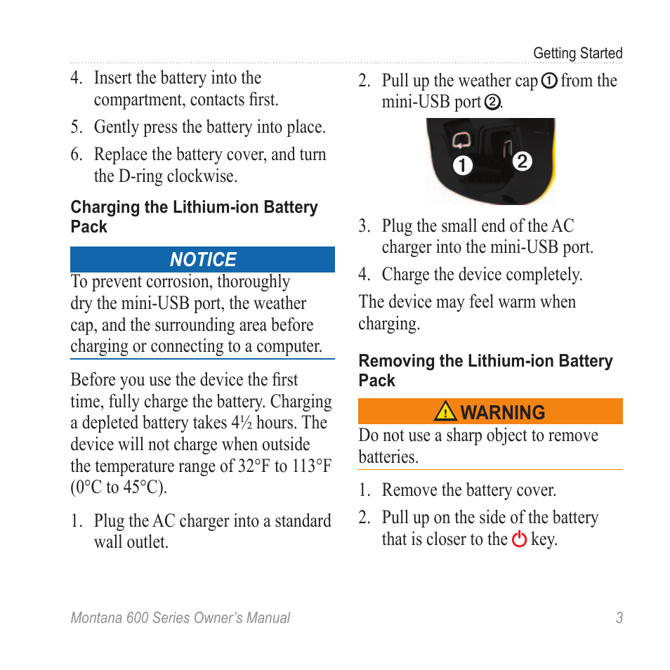 Garmin montana 600 User Manual | Page 7 / 70