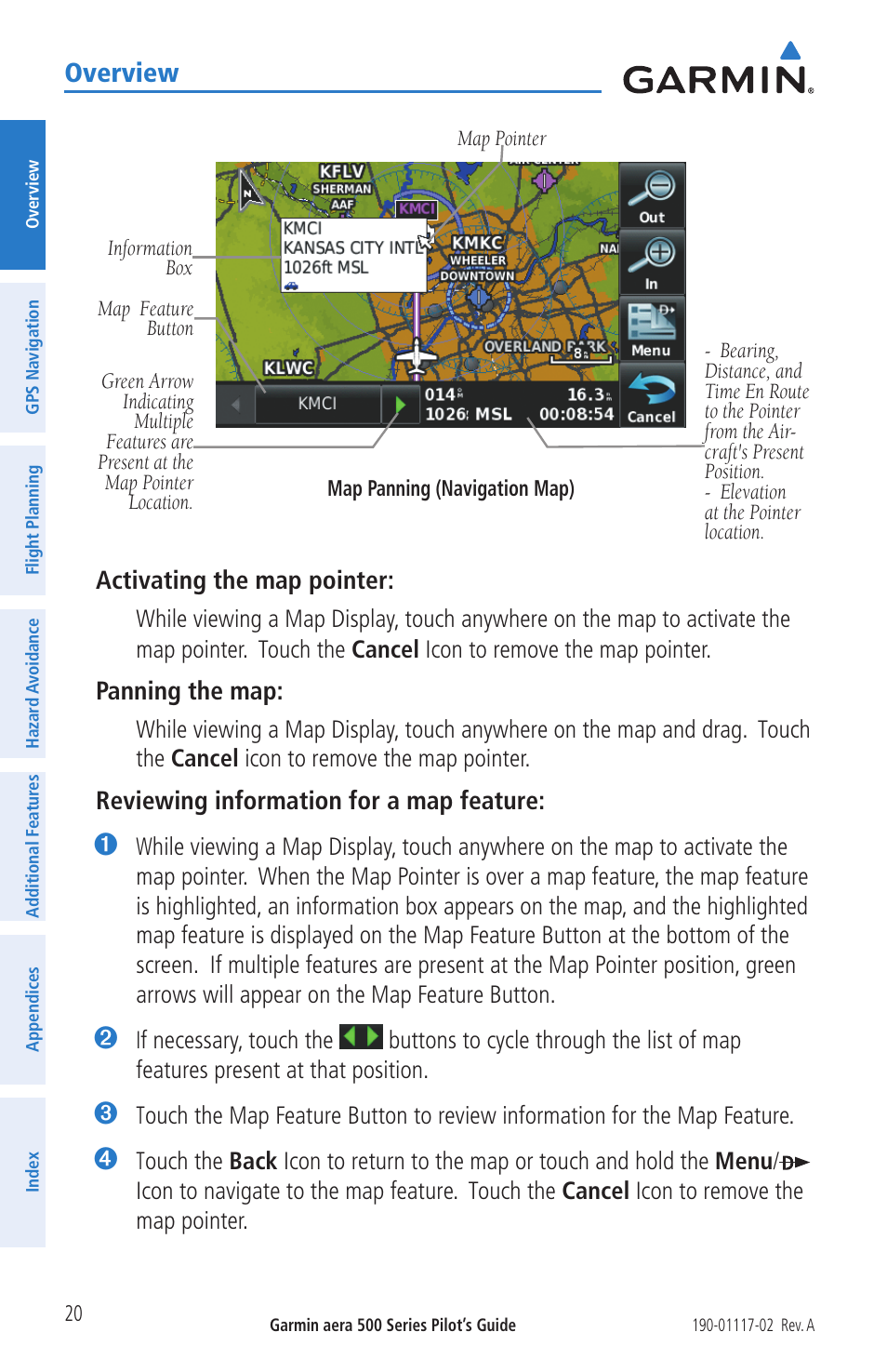 Overview | Garmin aera 500 User Manual | Page 32 / 202