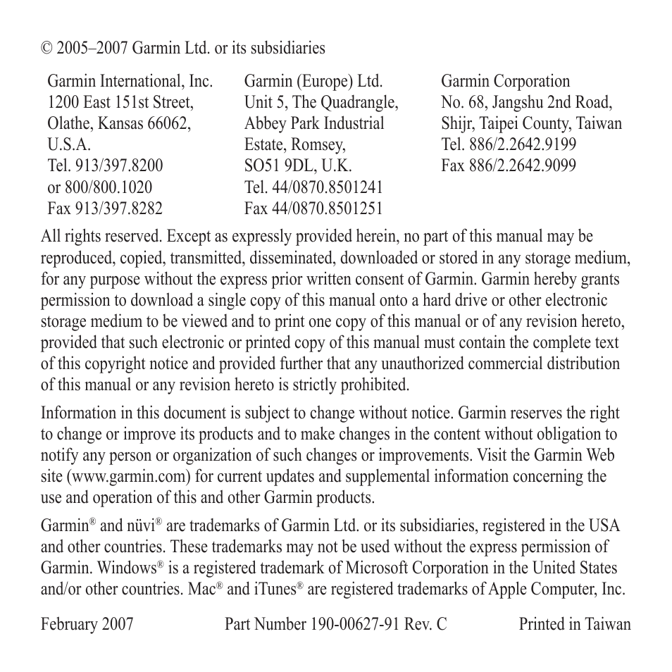 Garmin nuvi 350 EN User Manual | Page 2 / 92