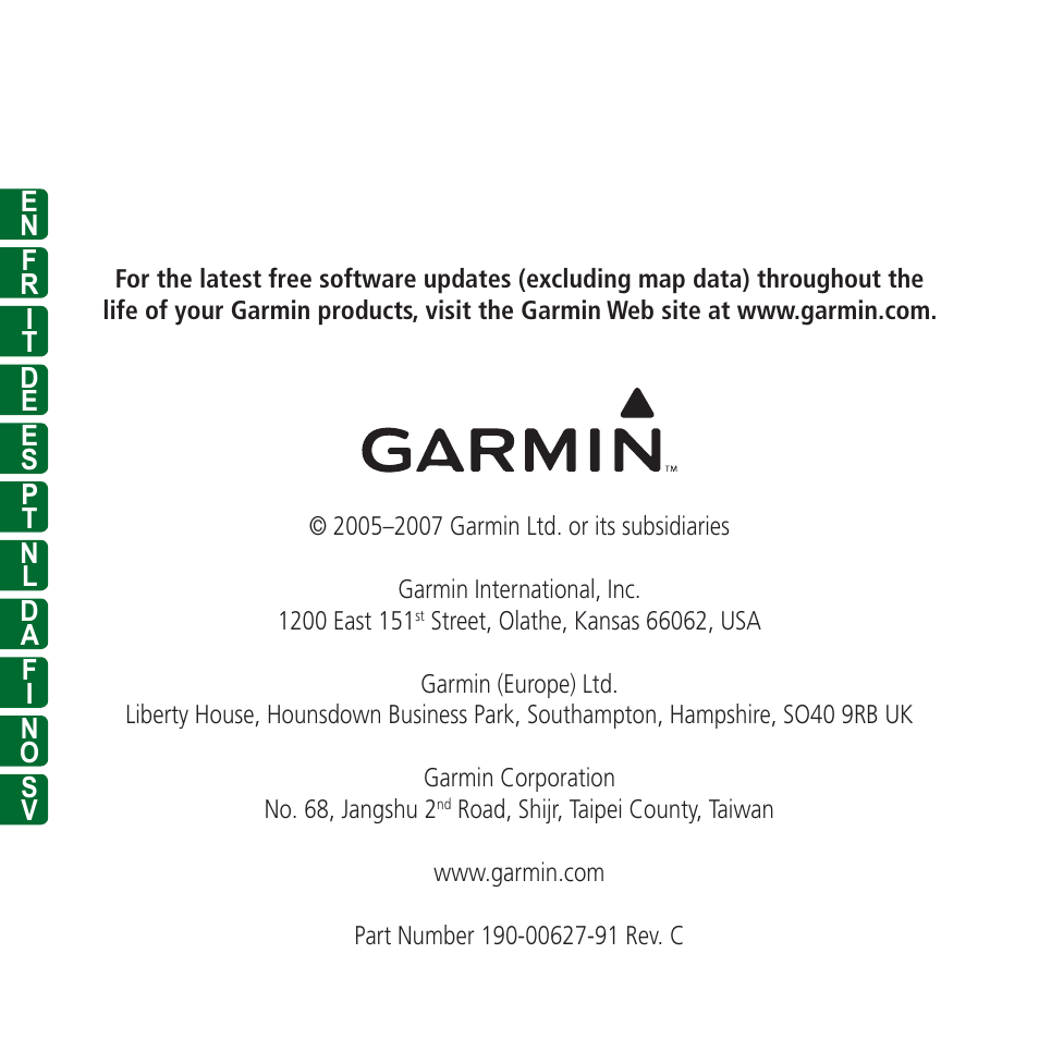 Garmin nuvi 350 EN User Manual | Page 92 / 92