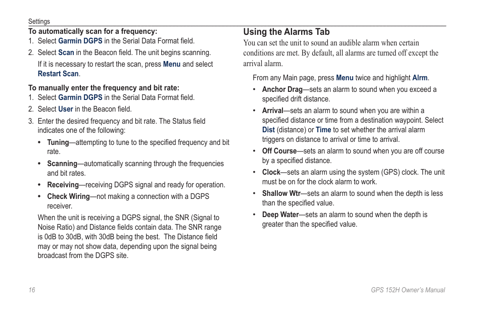 Garmin GPS 152H User Manual | Page 20 / 32