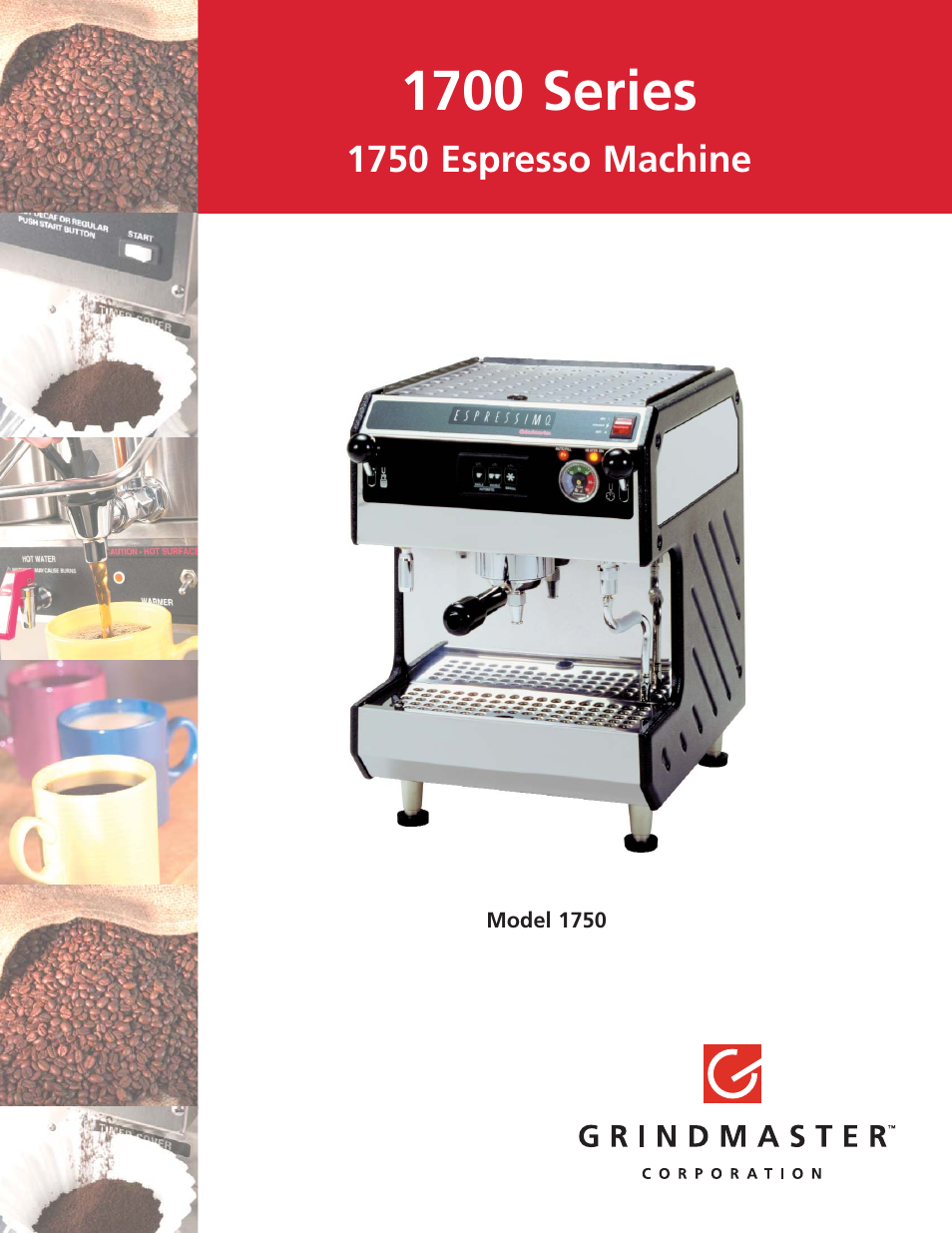 Grindmaster Espressimo 1750 User Manual | 2 pages