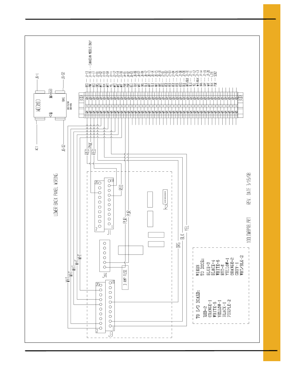 100 series lower back panel wiring | GSI Outdoors 100 SERIES DRYER PNEG-552 User Manual | Page 47 / 64
