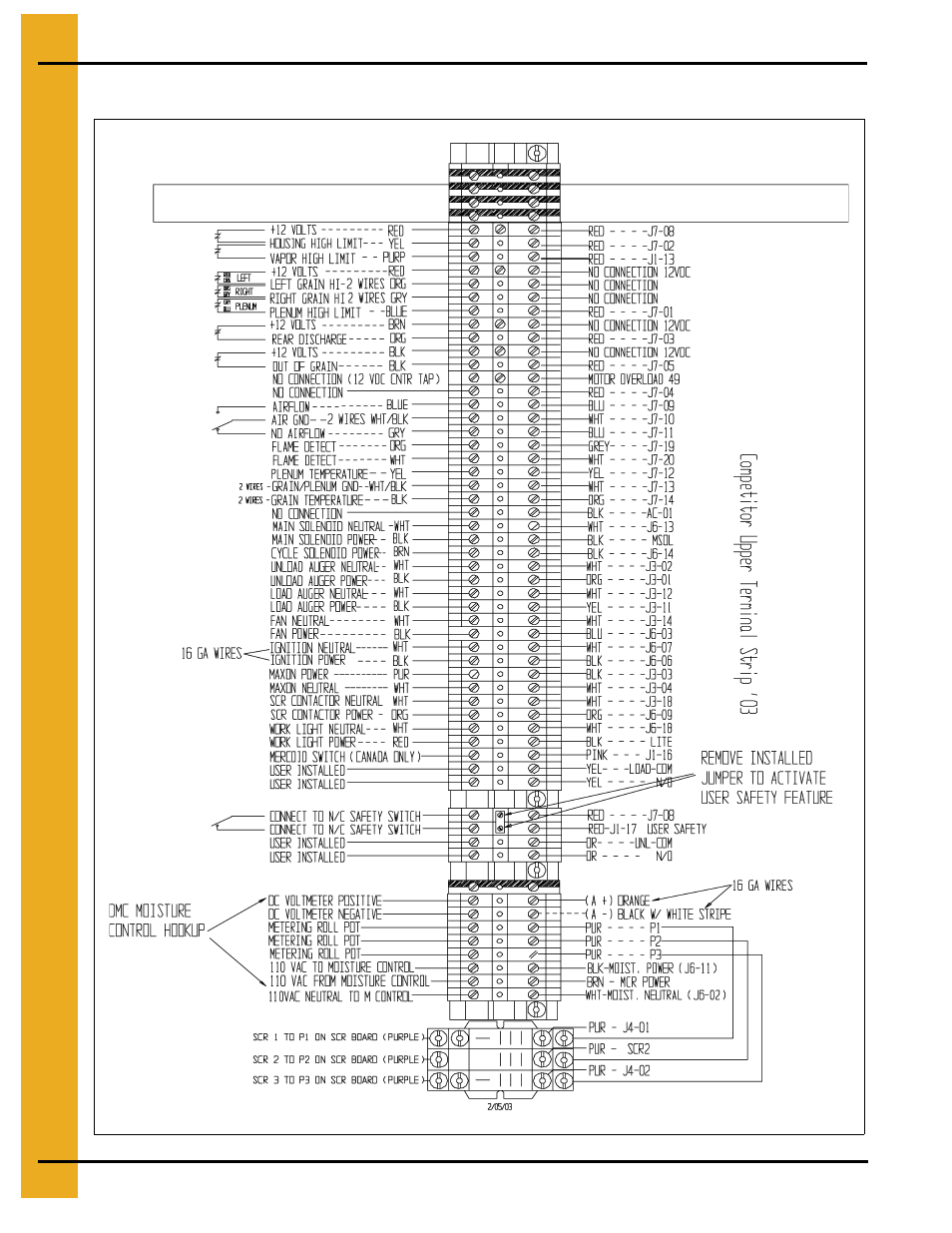 100 series external wiring to dryer | GSI Outdoors 100 SERIES DRYER PNEG-552 User Manual | Page 48 / 64