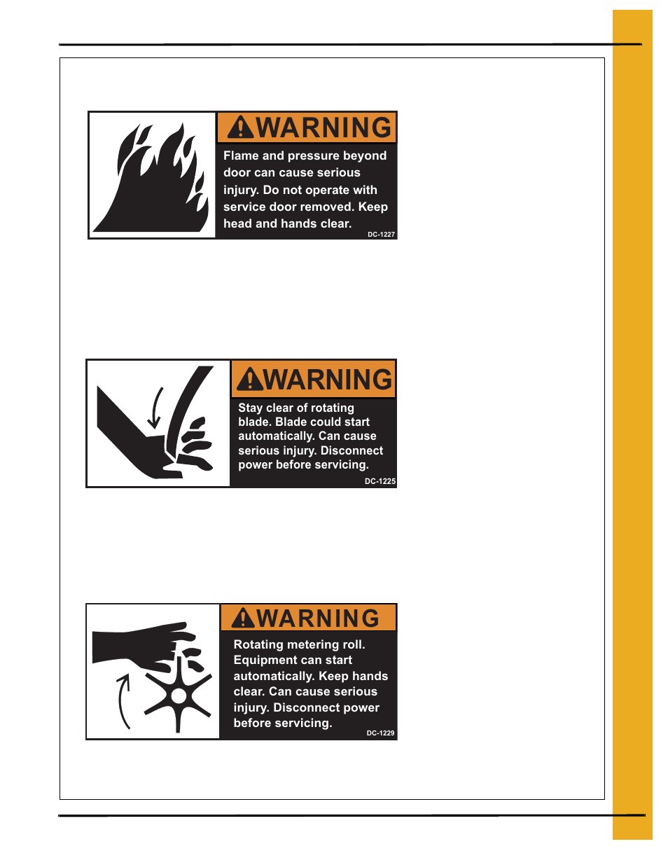 Warning | GSI Outdoors PNEG-338 User Manual | Page 11 / 32