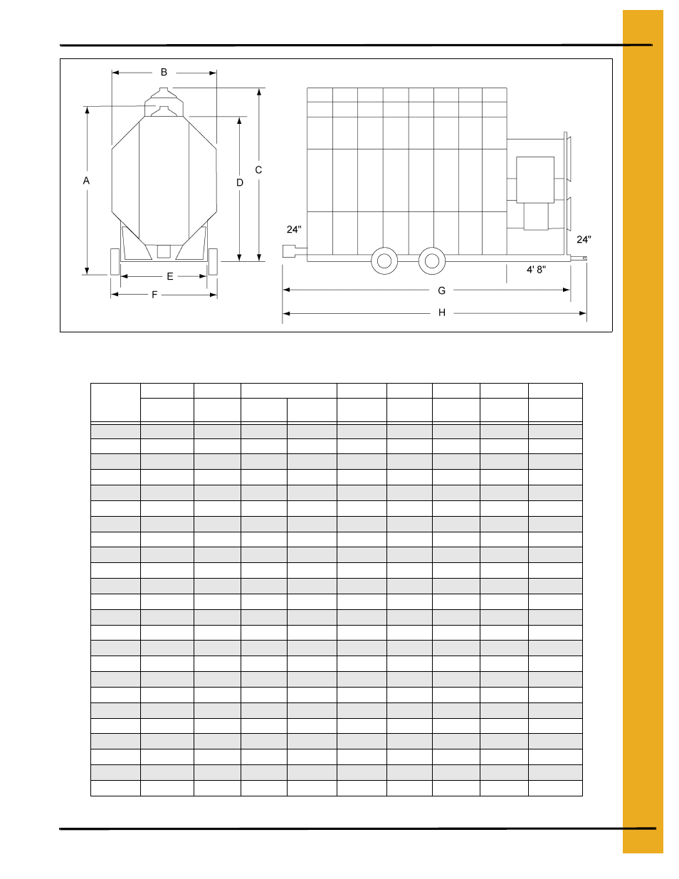 Installation, Transport and installation dimensions | GSI Outdoors PNEG-338 User Manual | Page 15 / 32