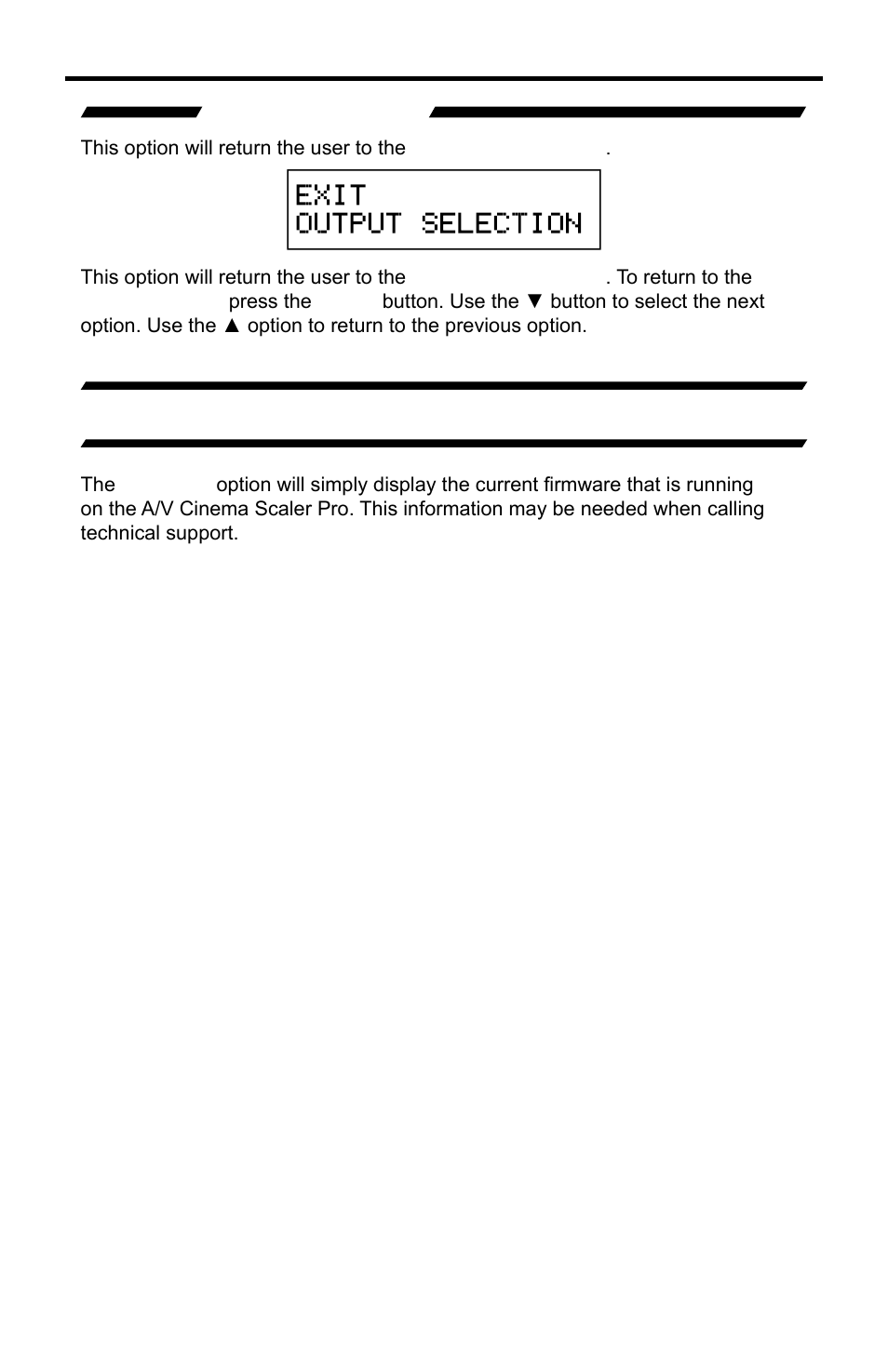 Exit osd adjust | Gefen PRO I User Manual | Page 47 / 60