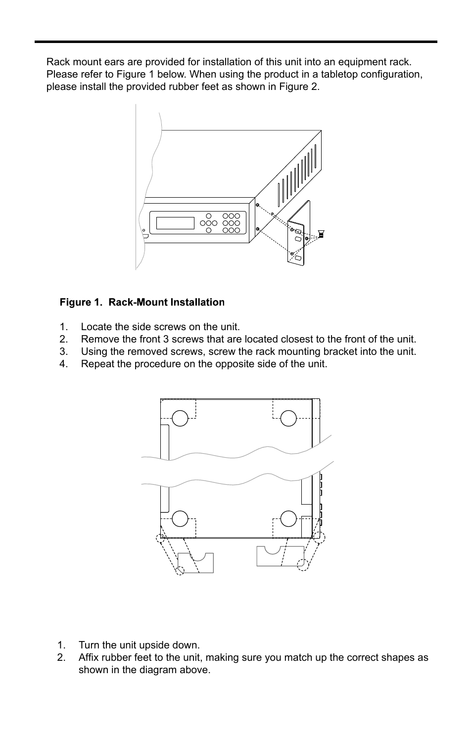 Rack mount / tabletop installation | Gefen PRO I User Manual | Page 54 / 60