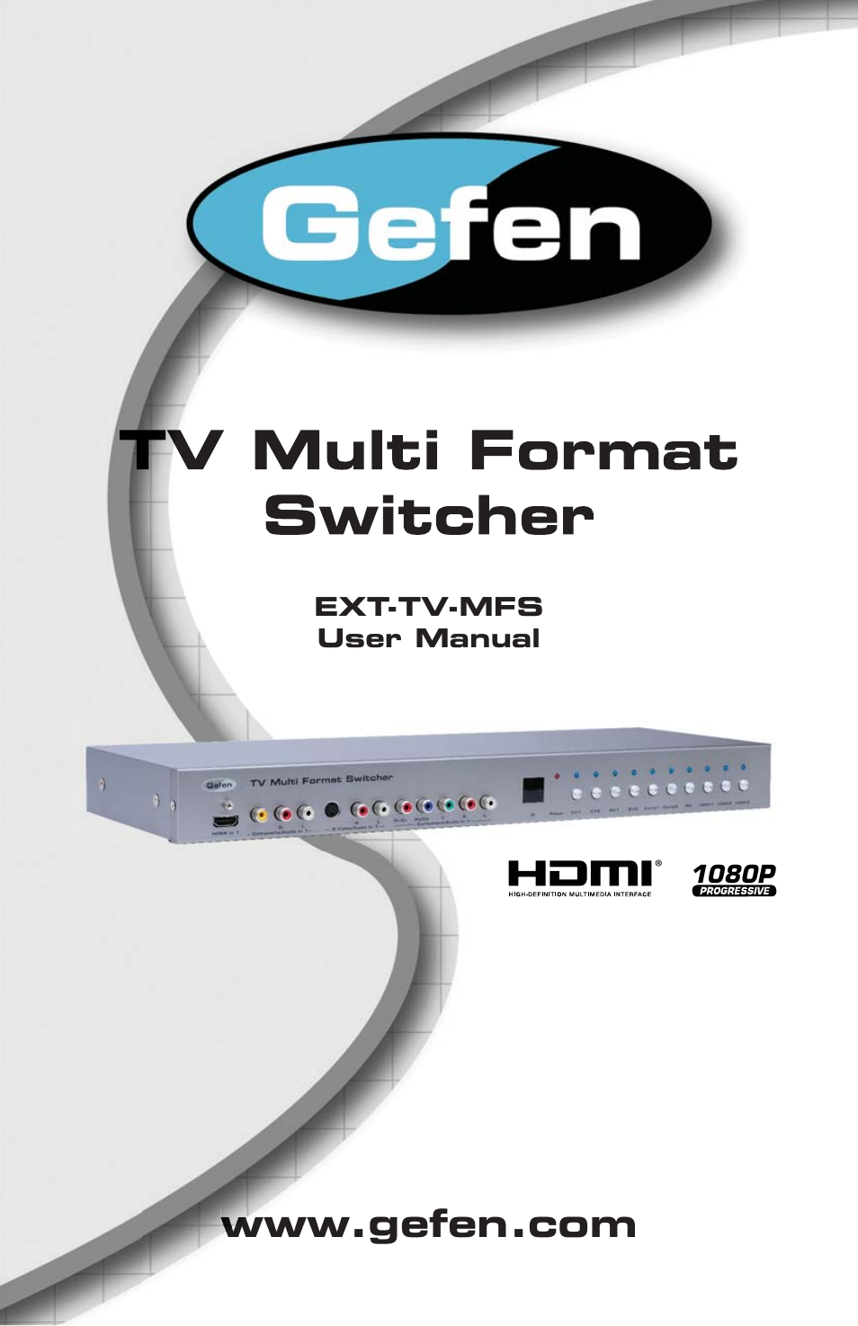 Gefen EXT-TV-MFS User Manual | 24 pages