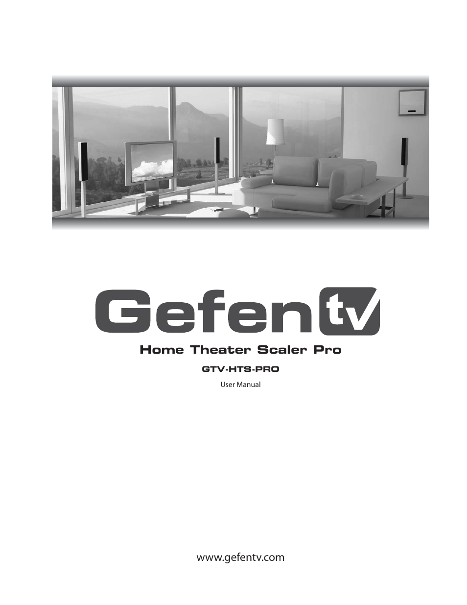 Gefen GTV-HTS-PRO User Manual | 13 pages