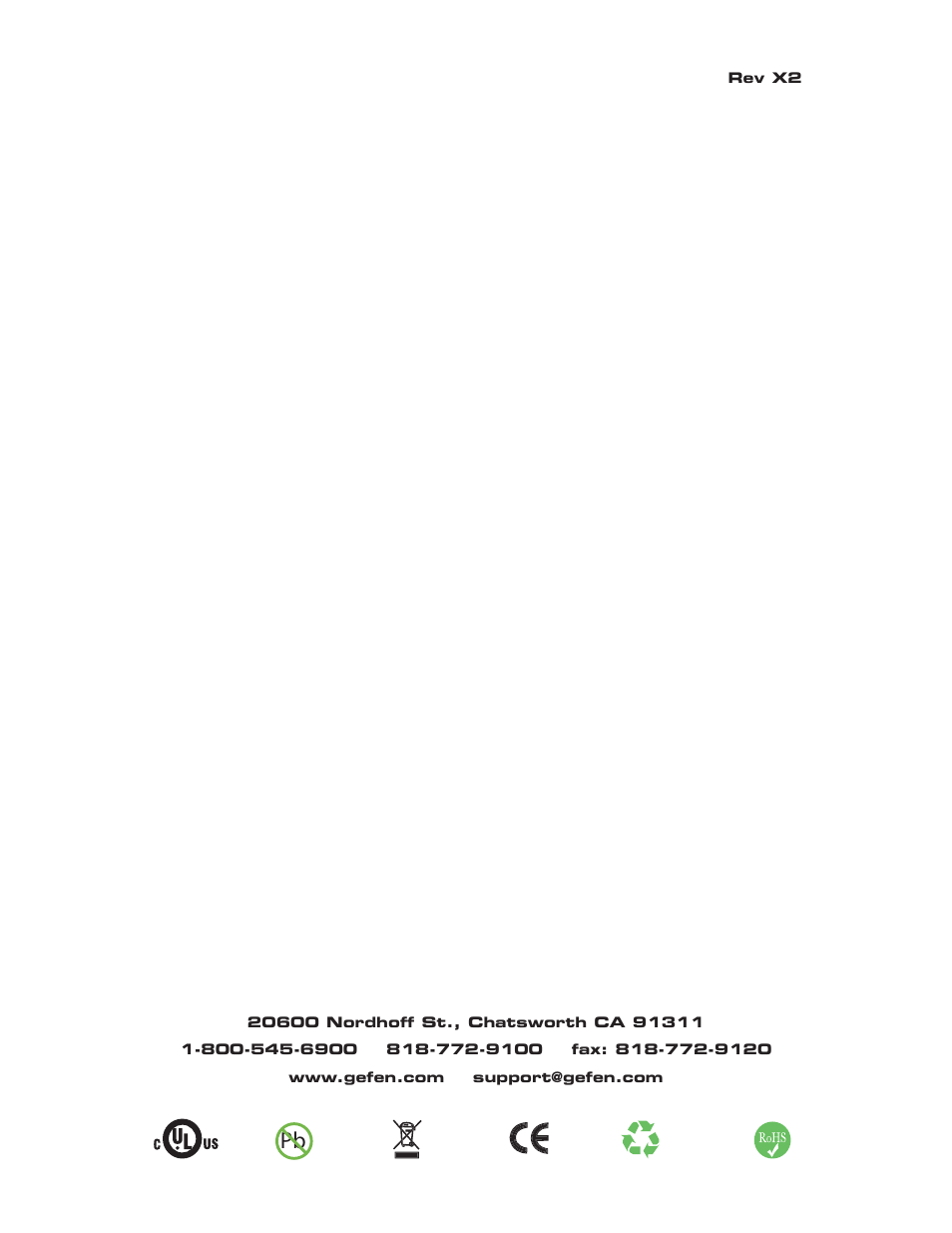 Ma-ext-hts-pro | Gefen GTV-HTS-PRO User Manual | Page 13 / 13