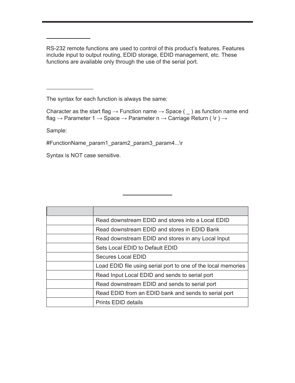 Rs-232 serial control | Gefen GEF-DVIKVM-848DL User Manual | Page 20 / 49
