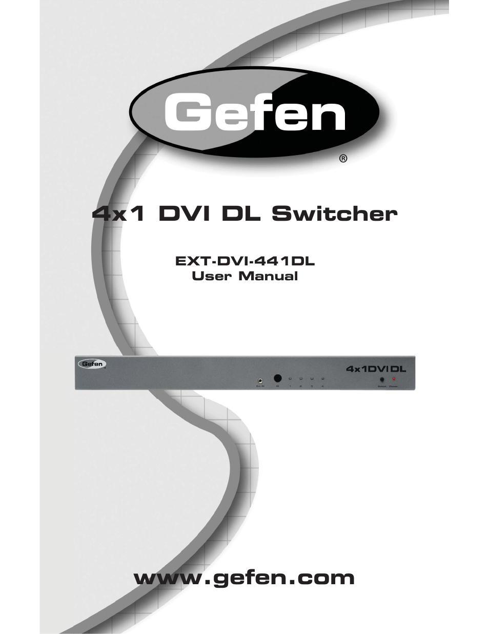 Gefen EXT-DVI-441DL User Manual | 31 pages