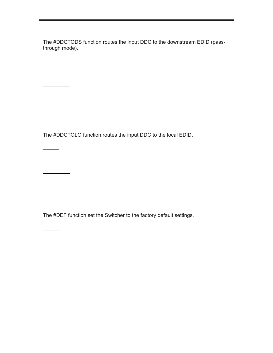 Rs-232 serial control commands | Gefen EXT-DVI-441DL User Manual | Page 19 / 31