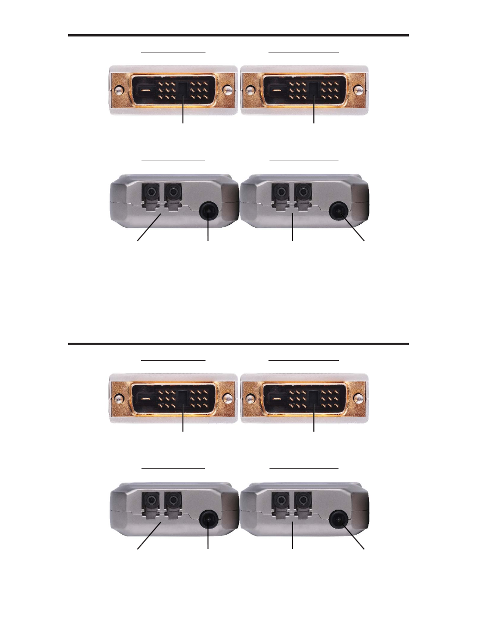 Panel layout | Gefen DVI FM500 User Manual | Page 7 / 14
