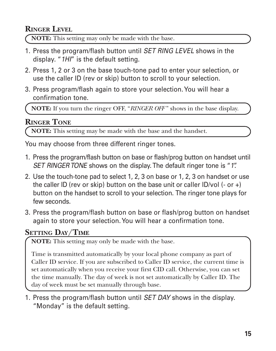 GE 25880 User Manual | Page 15 / 50