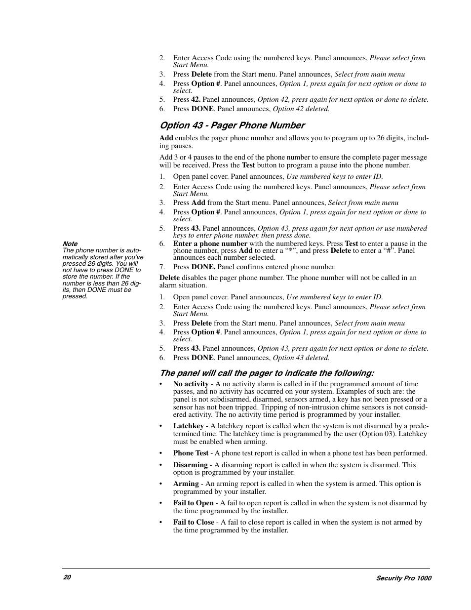 GE 1000 User Manual | Page 26 / 36
