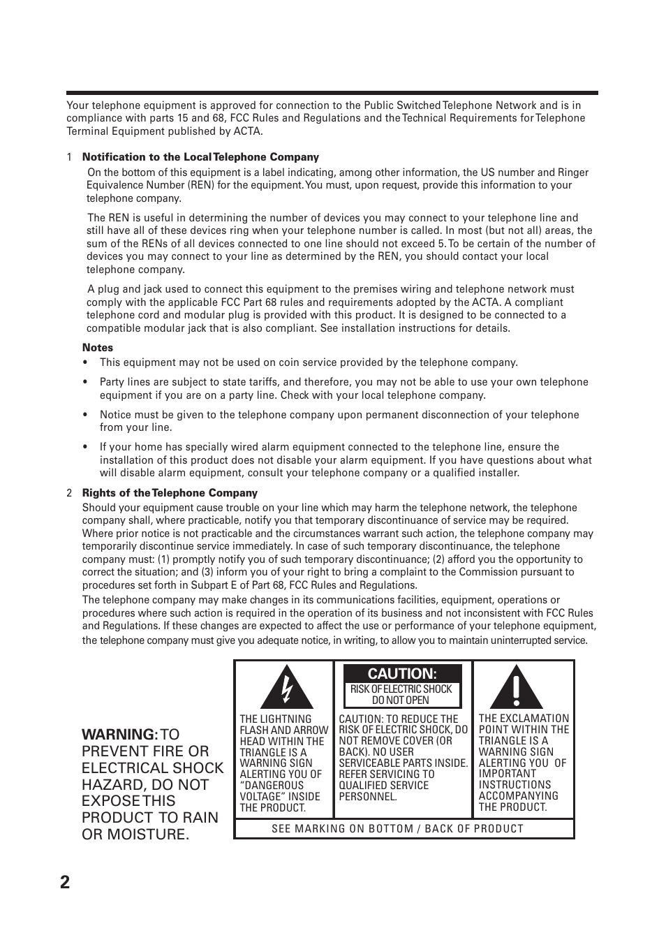 Quipment, Pproval, Nformation | GE 26976 User Manual | Page 2 / 100