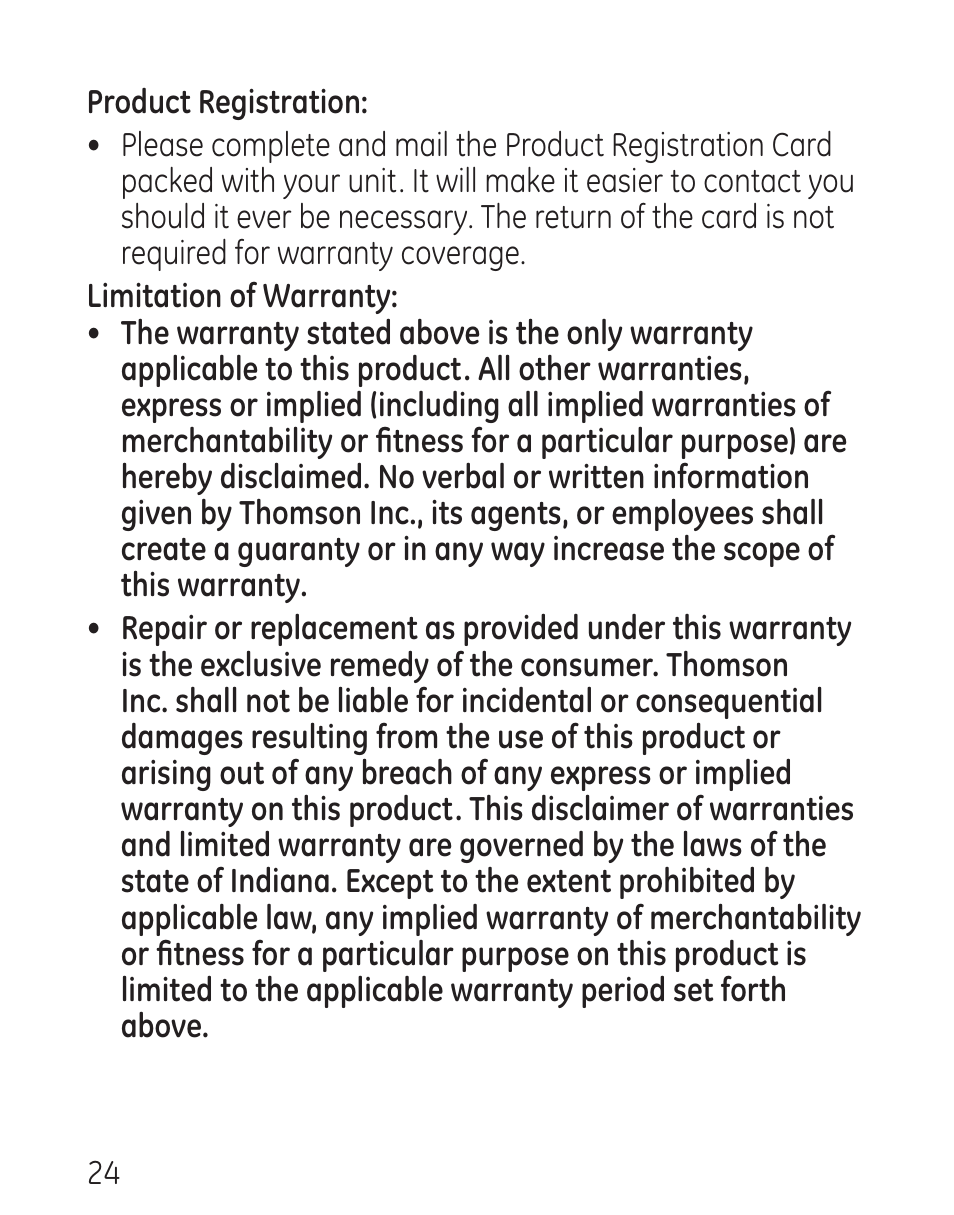 GE 29568 User Manual | Page 24 / 56