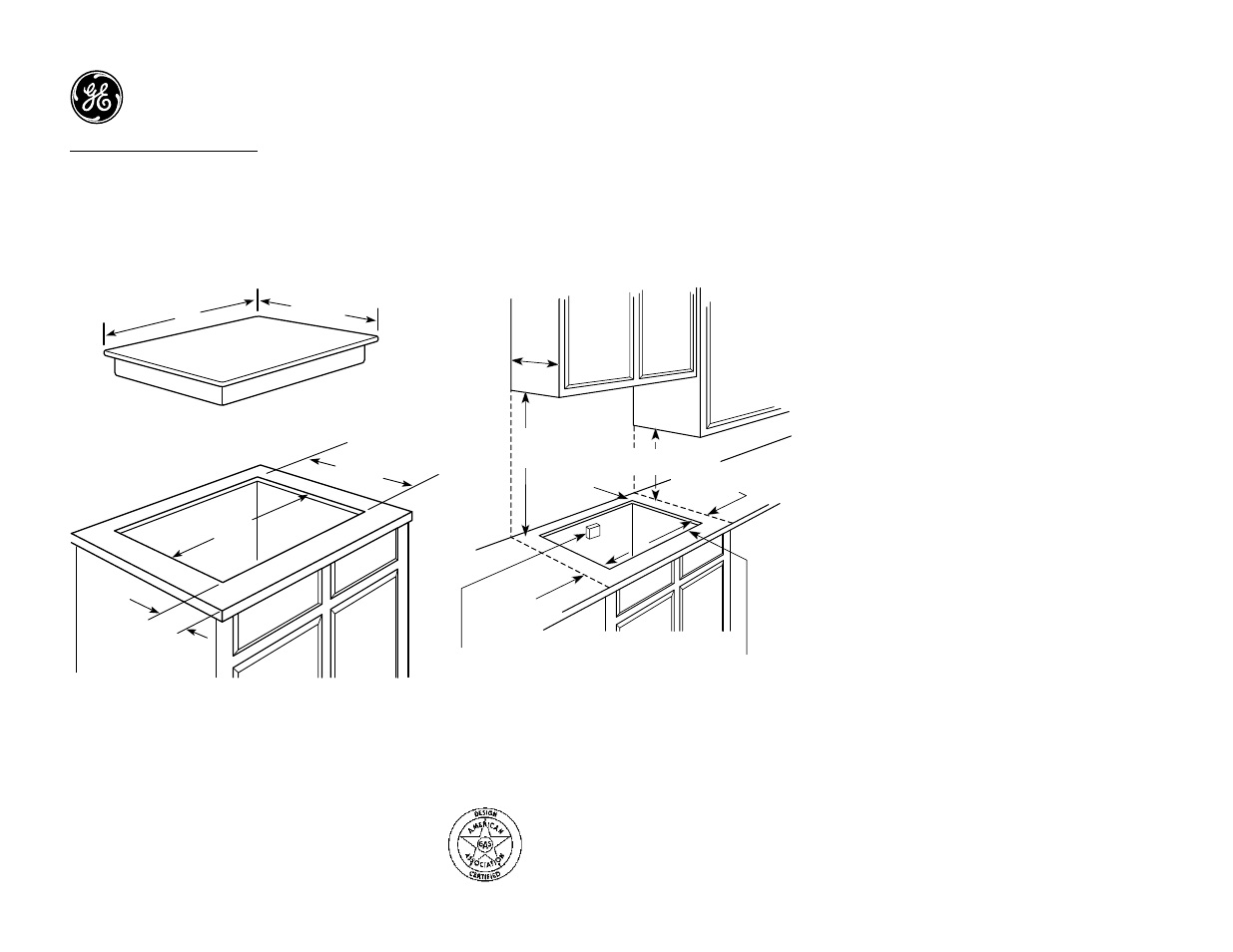GE JGP326AEV User Manual | 2 pages