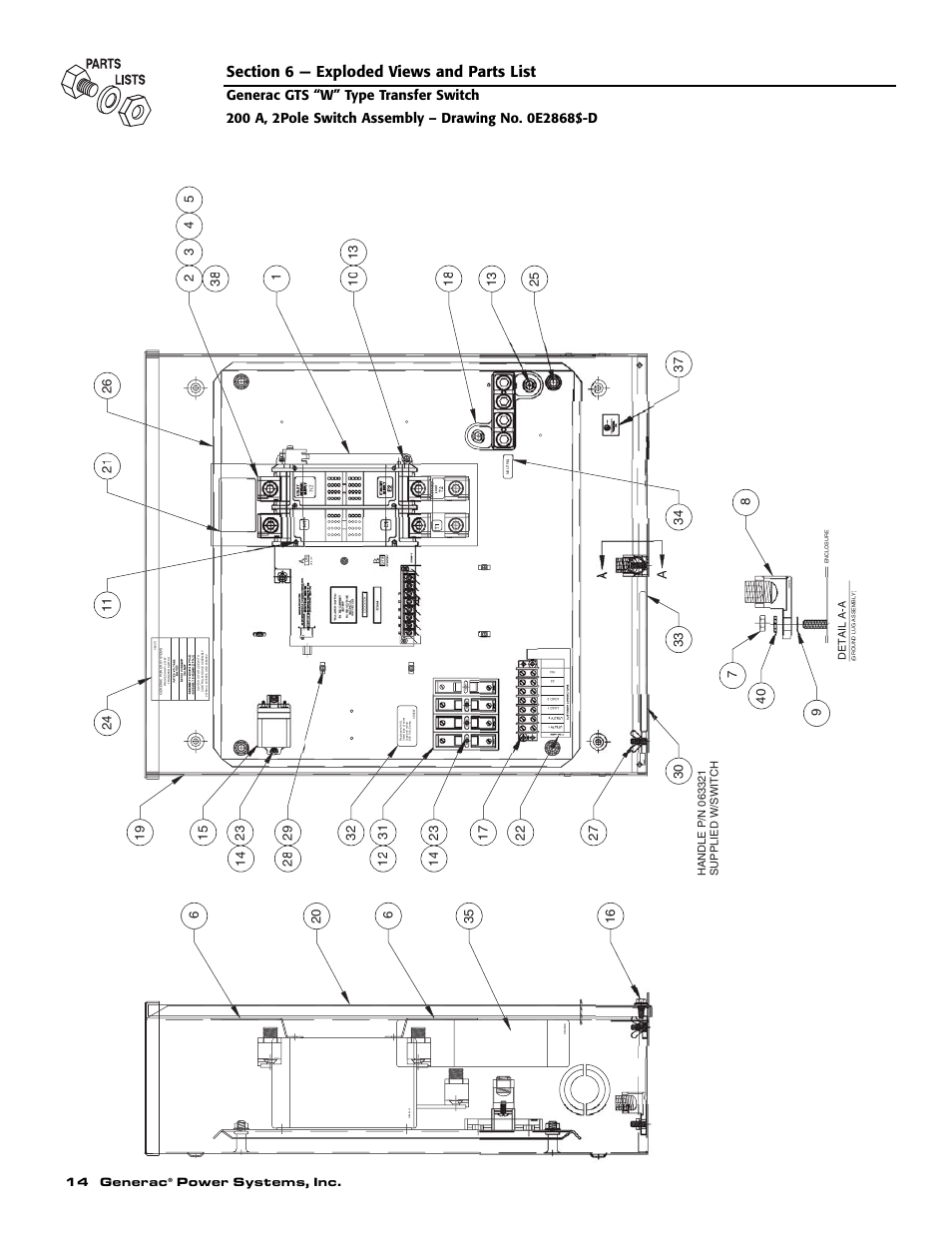 14 generac, Power systems, inc | Generac Power Systems 004635-1 User Manual | Page 16 / 20