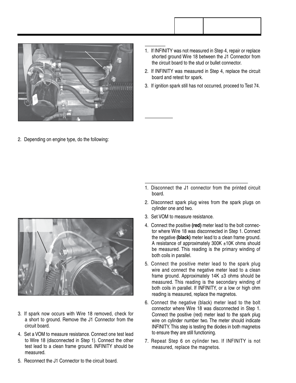 Test 74 – check and adjustignition magnetos | Generac Power Systems 8 kW LP User Manual | Page 140 / 192